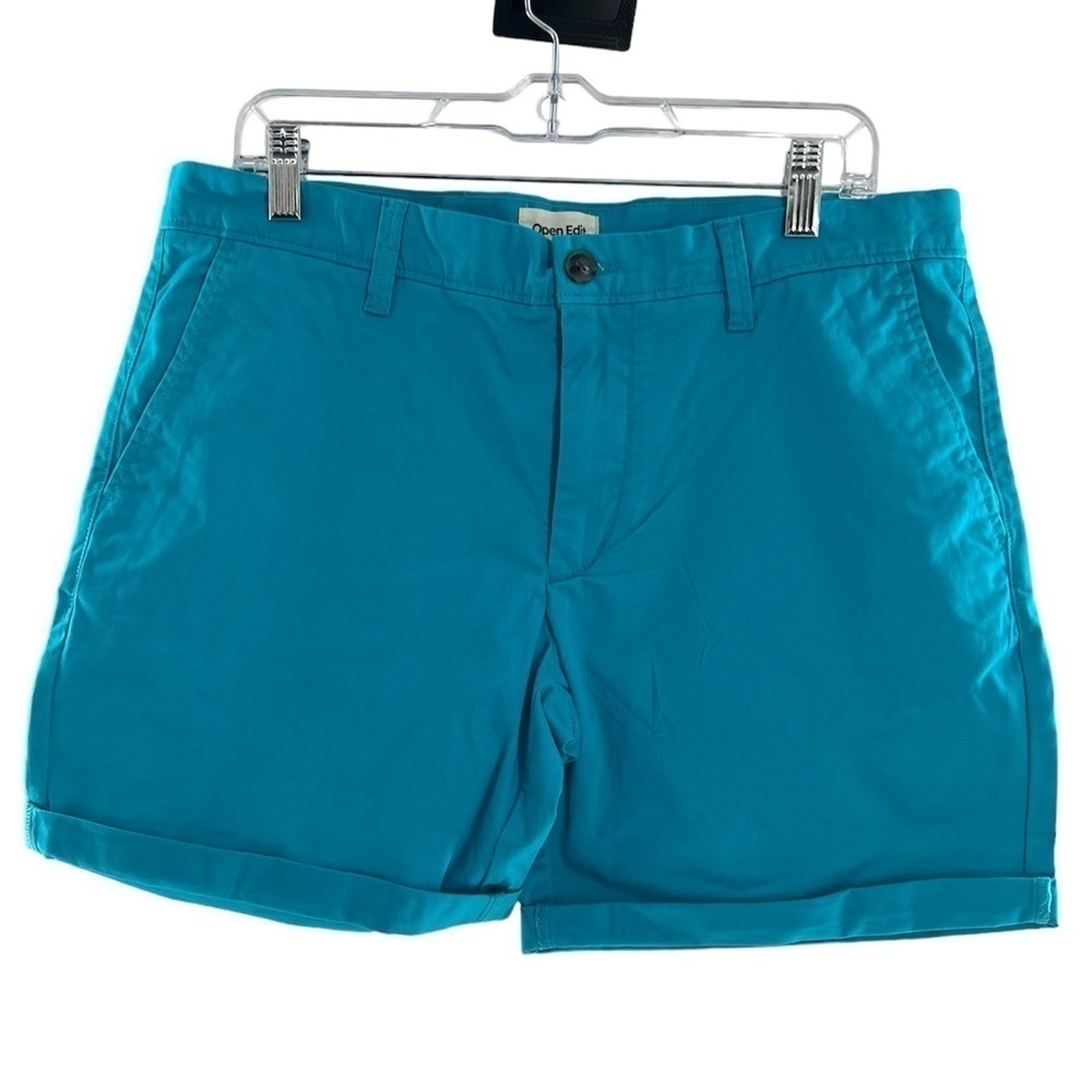 OPEN EDIT SKINNY FIT BLUE 9” INSEAM NEW